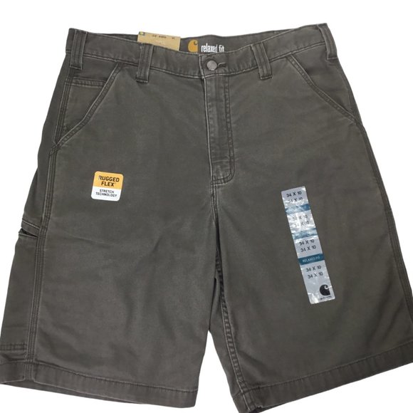 Carhartt Other - Carhartt Rigby Relaxed Fit Men's Shorts NWT Size 34 x 10 Rugged Flex Workwear